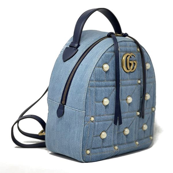 グッチ/ GGマーモント デニム リュック バックパック偽物 4766719B52T